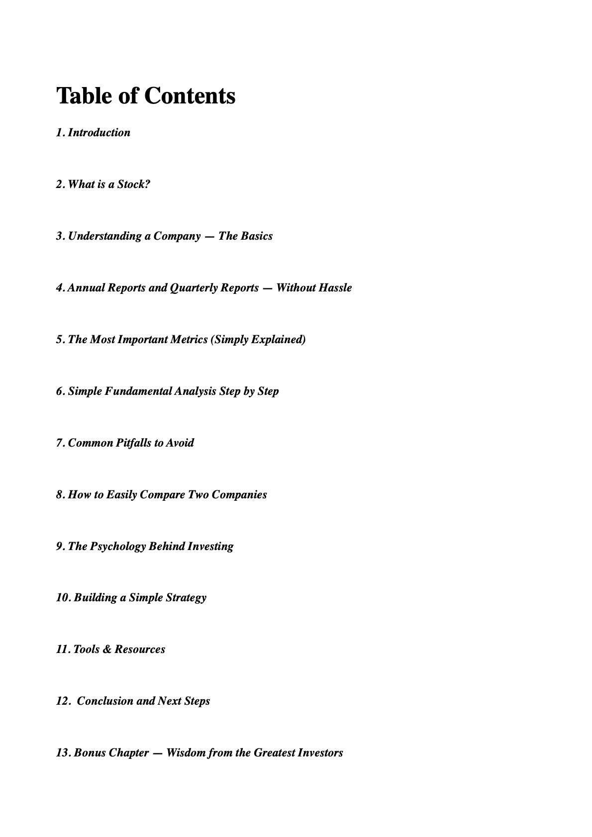 The Smart Investors Blueprint