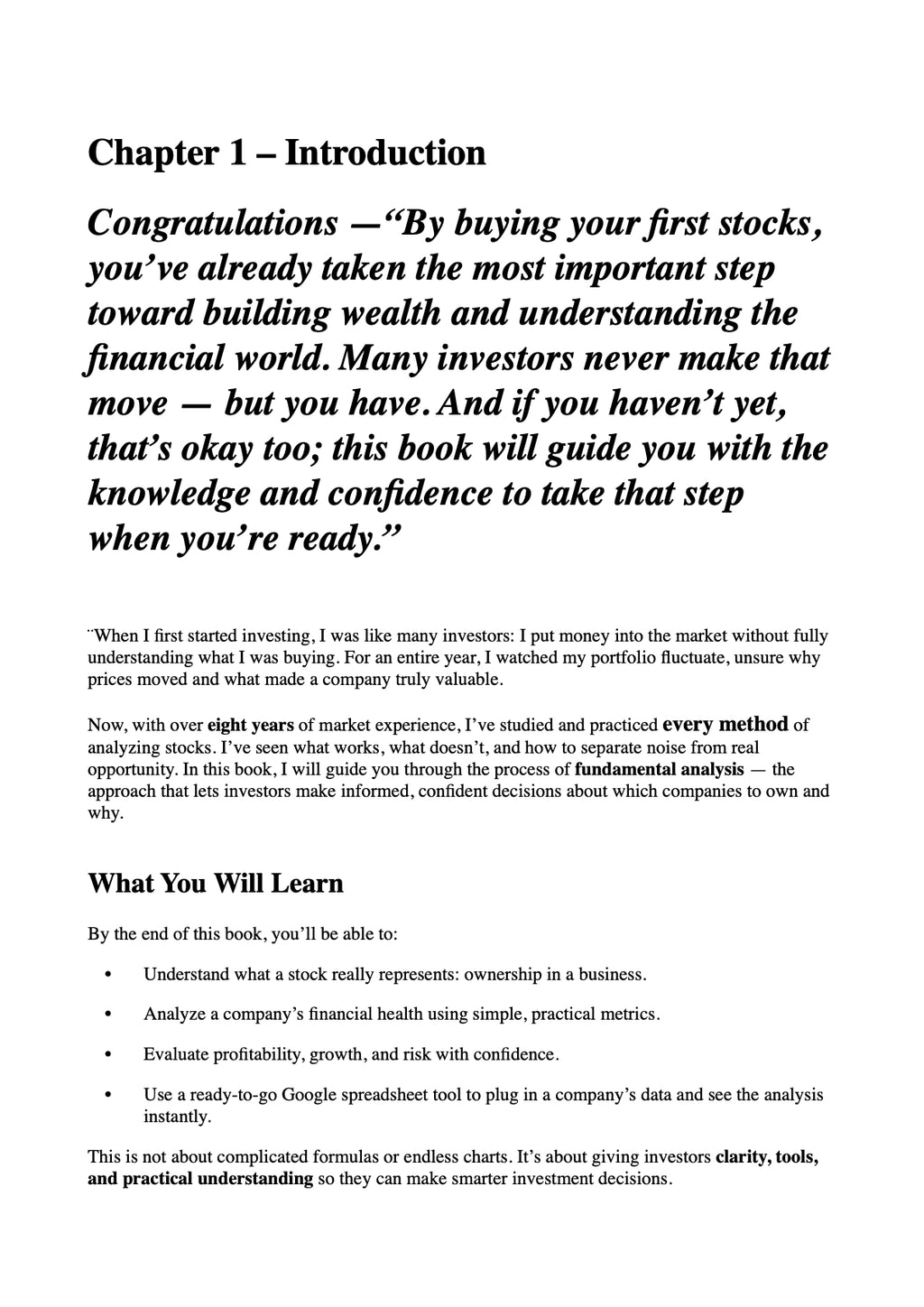 The Smart Investors Blueprint